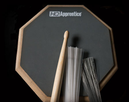 Bild: Übungspad für Schüler von HQ Apprentice, Sticks, Besen